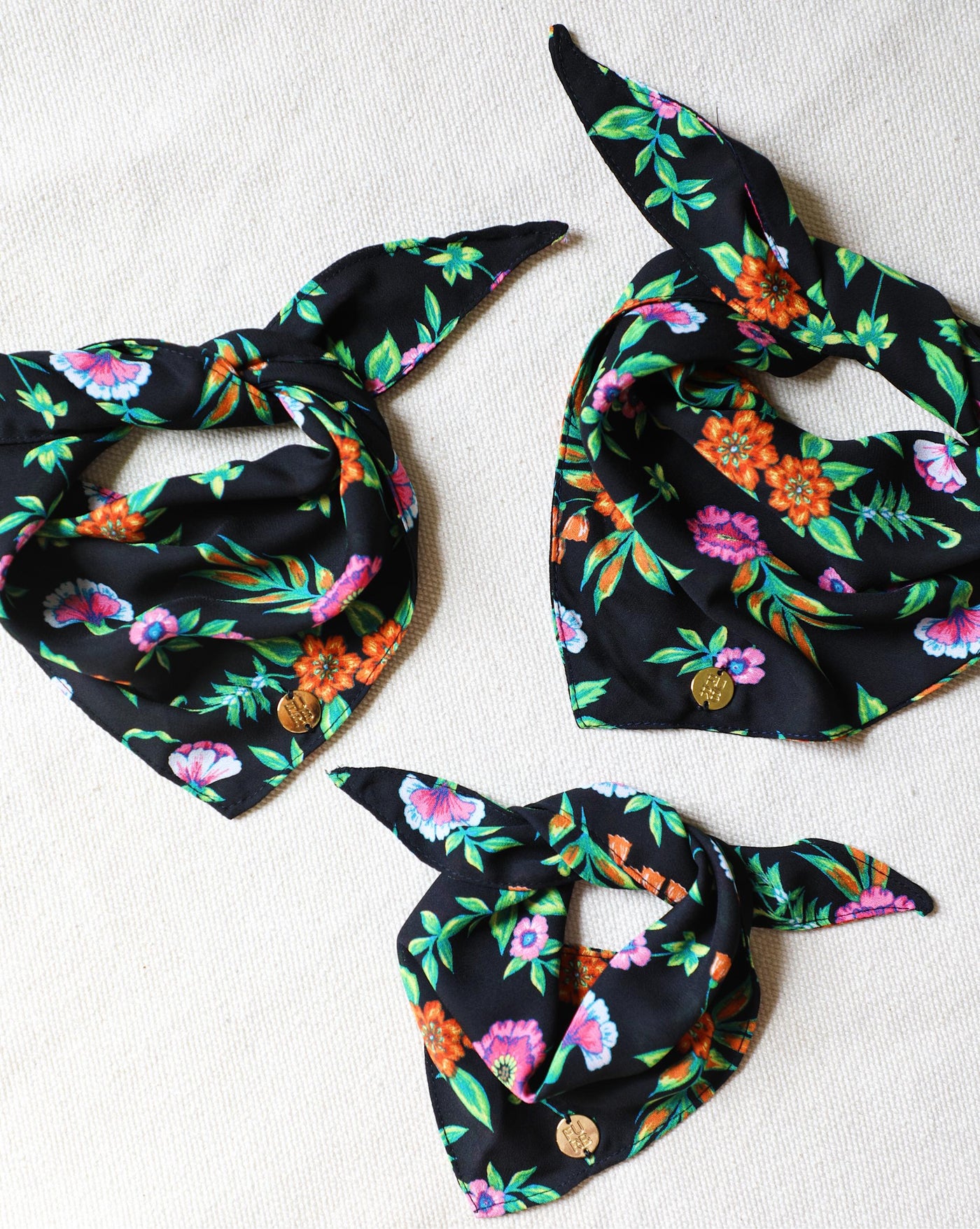 Only the Best Bandana in Neon Floral