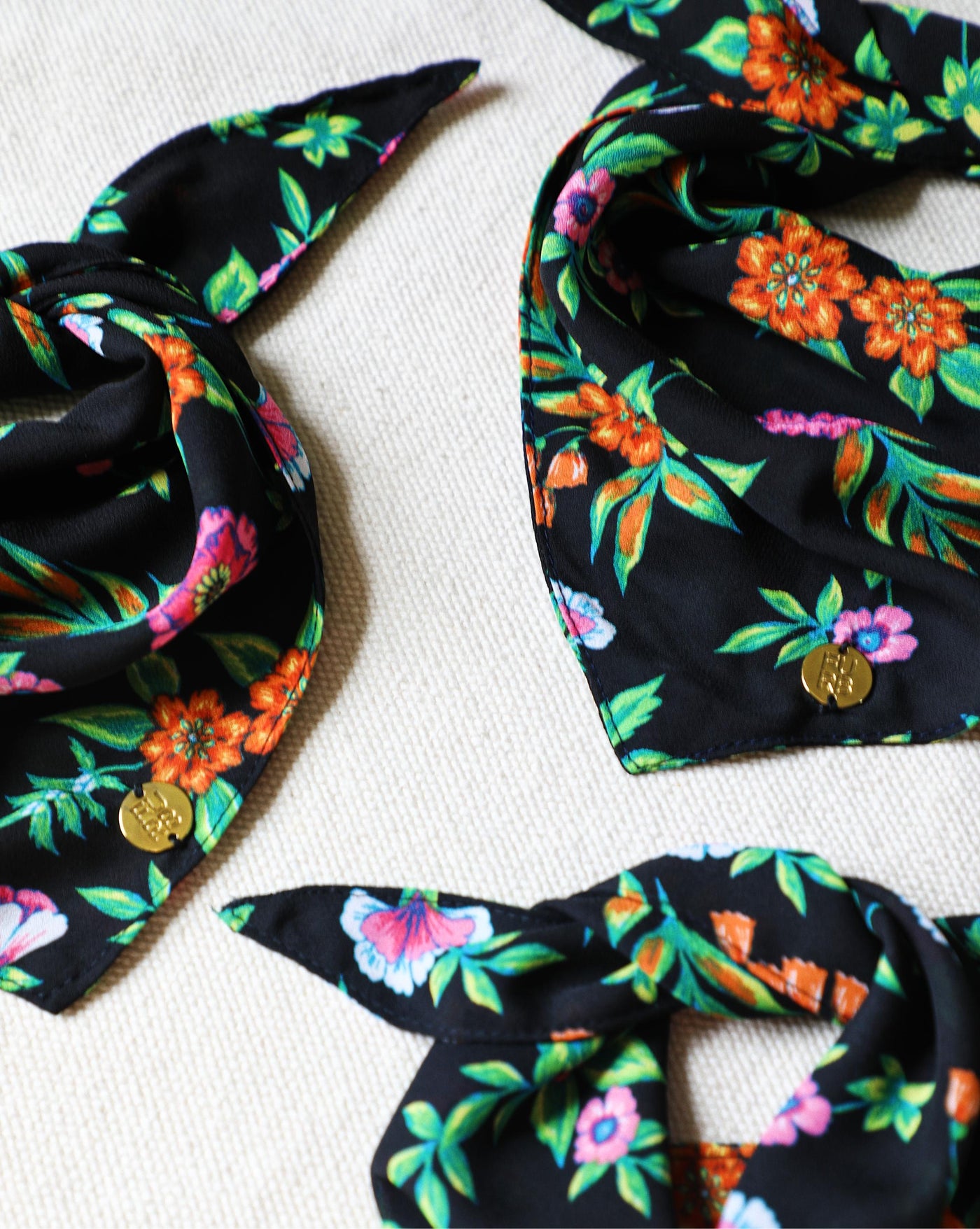 Only the Best Bandana in Neon Floral