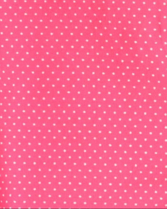 Pink micro dot dog bandana, a soft and comfy accessory for small breeds