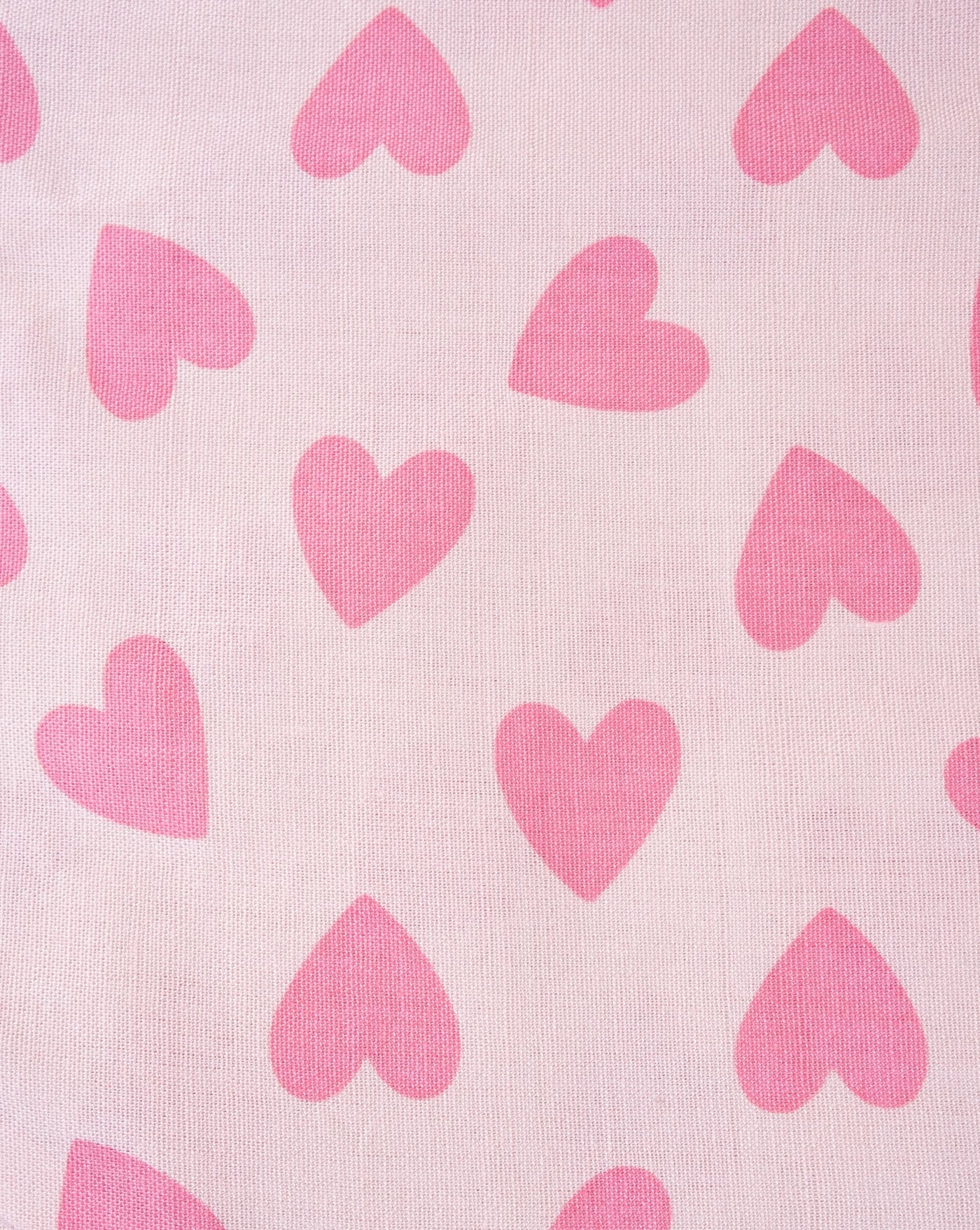 Adorable pink heart print dog bandana for small to medium-sized pups like Pugs and Cavalier King Charles Spaniels