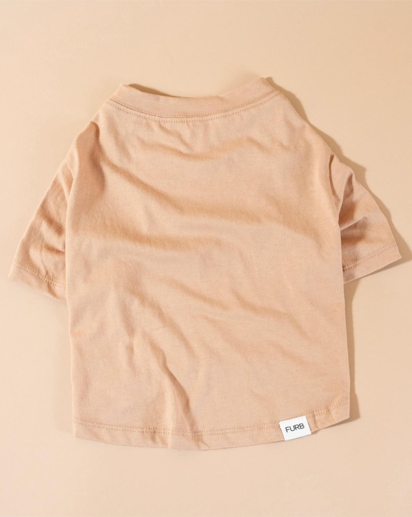 Casual Cutie Tan Relaxed Dog T-Shirt