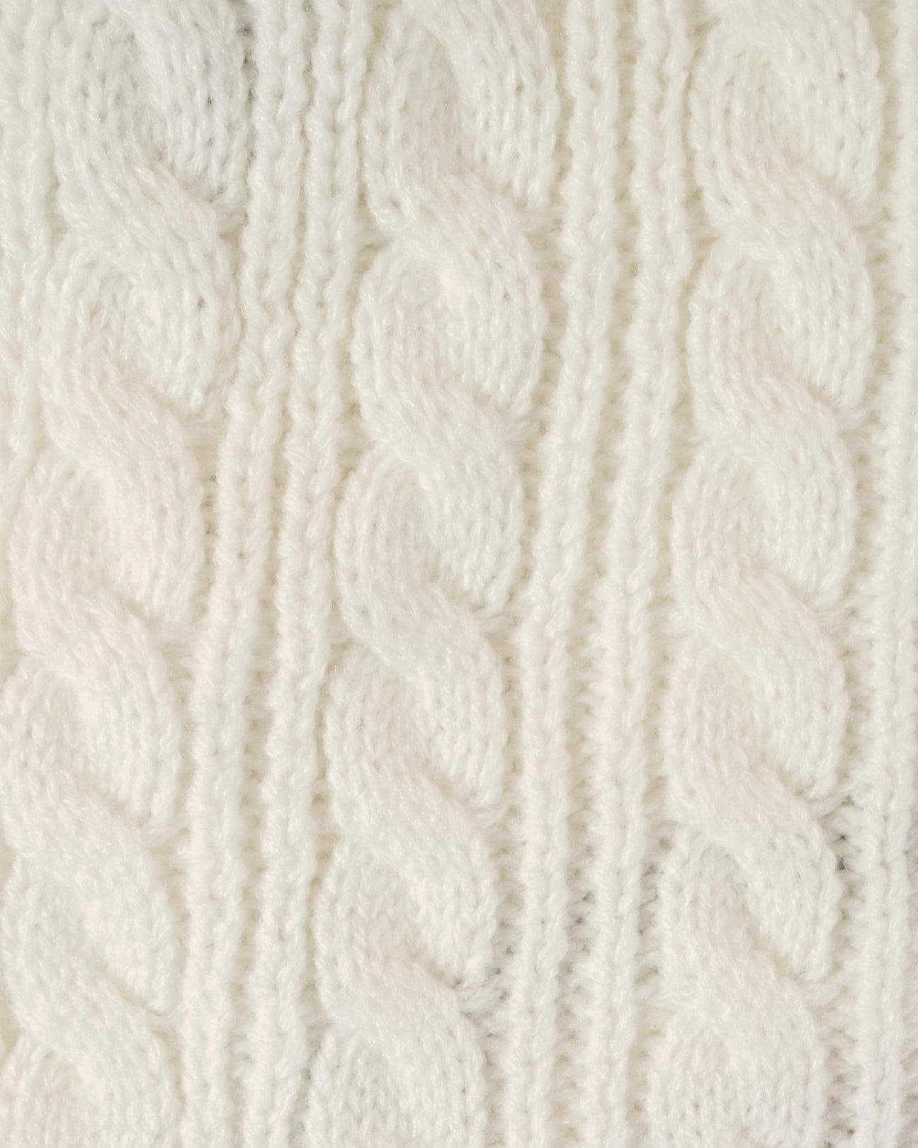 Forty Love Ivory Cable Knit Sweater