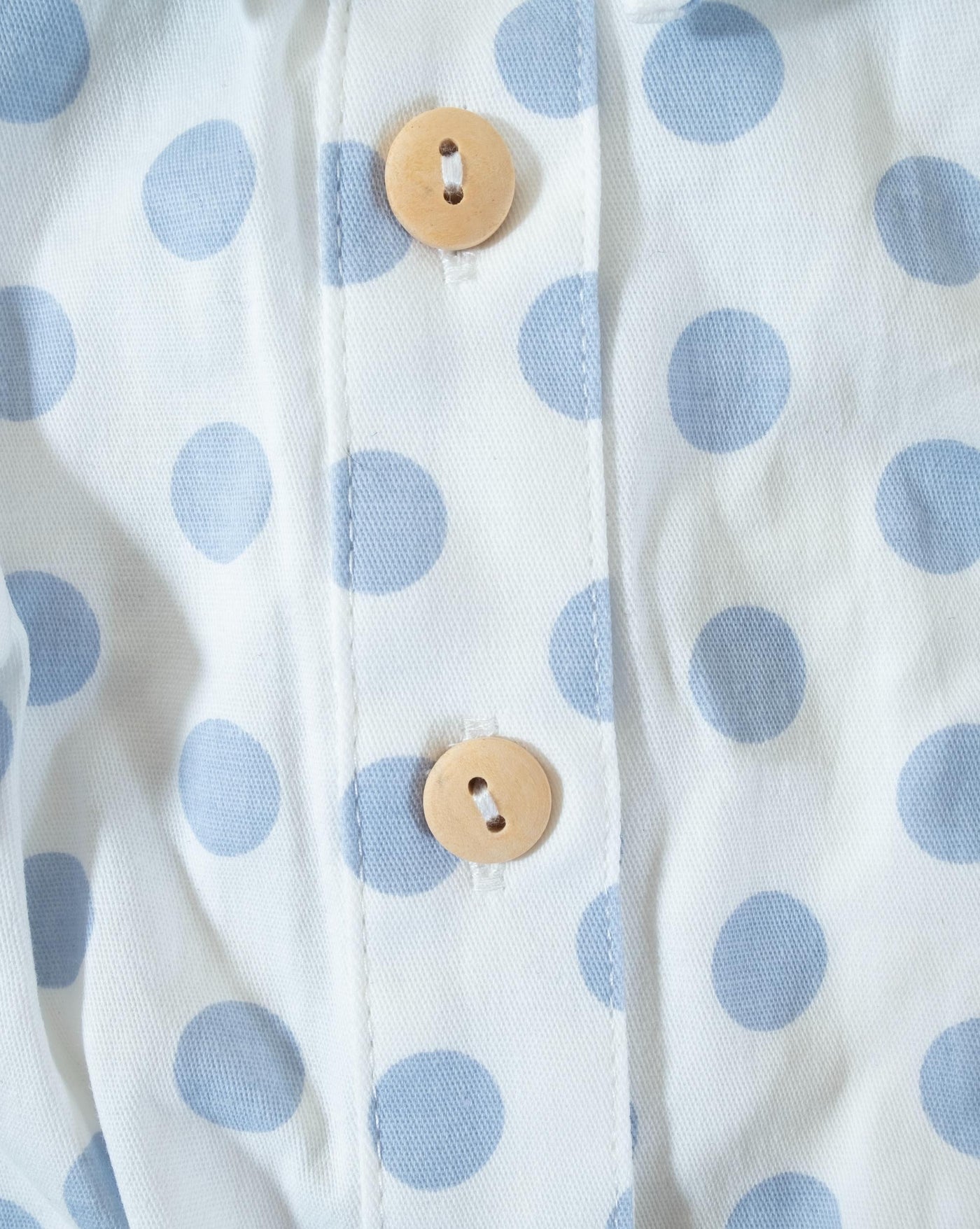 Cleo Baby Blue Polka Dot Dog Shirt