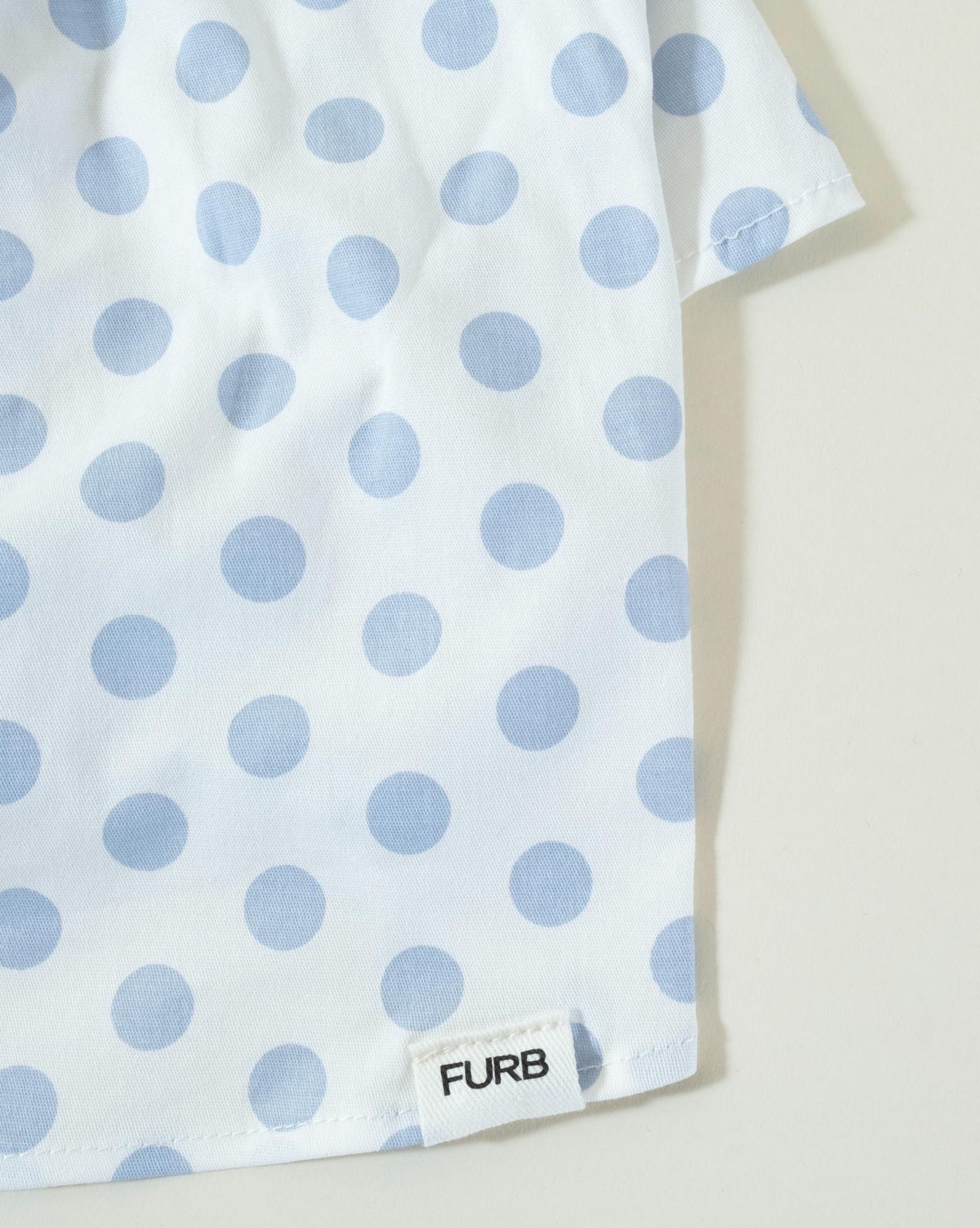 Cleo Baby Blue Polka Dot Dog Shirt