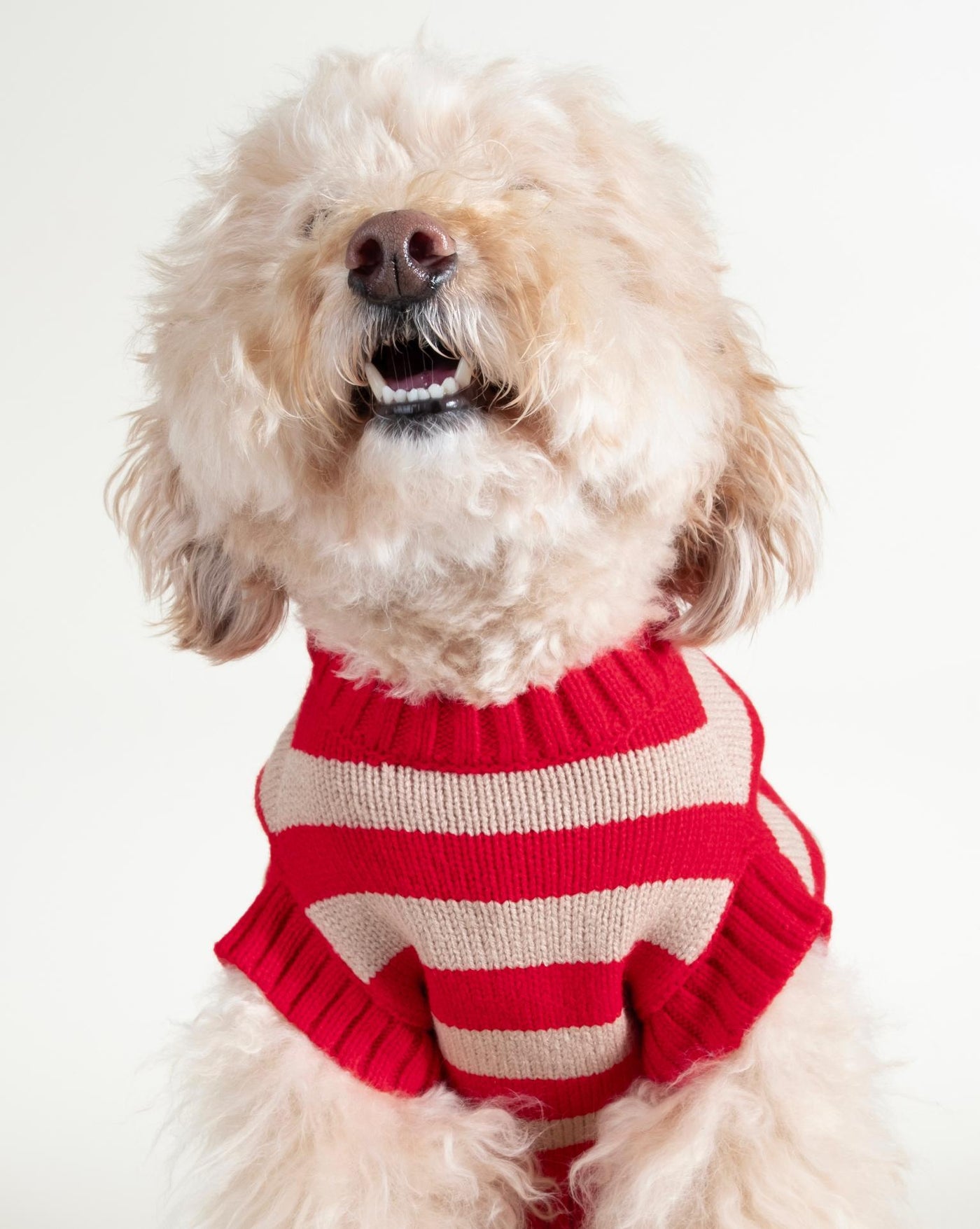 Candy Crush Red Striped Sweater Vest