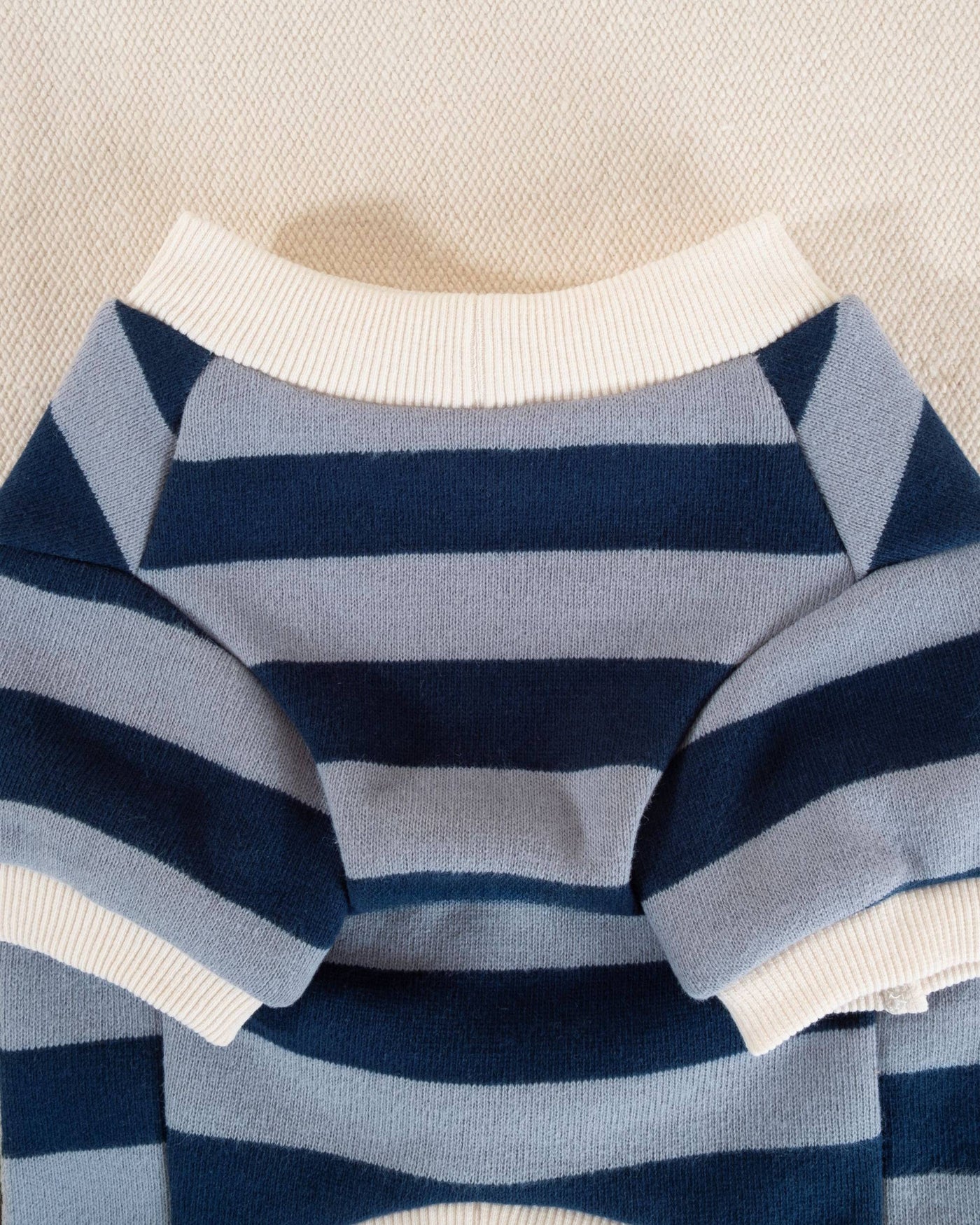 Cooper Striped Sweatshirt for Small Dogs like Mini Schnauzers, Poodles, and Maltese