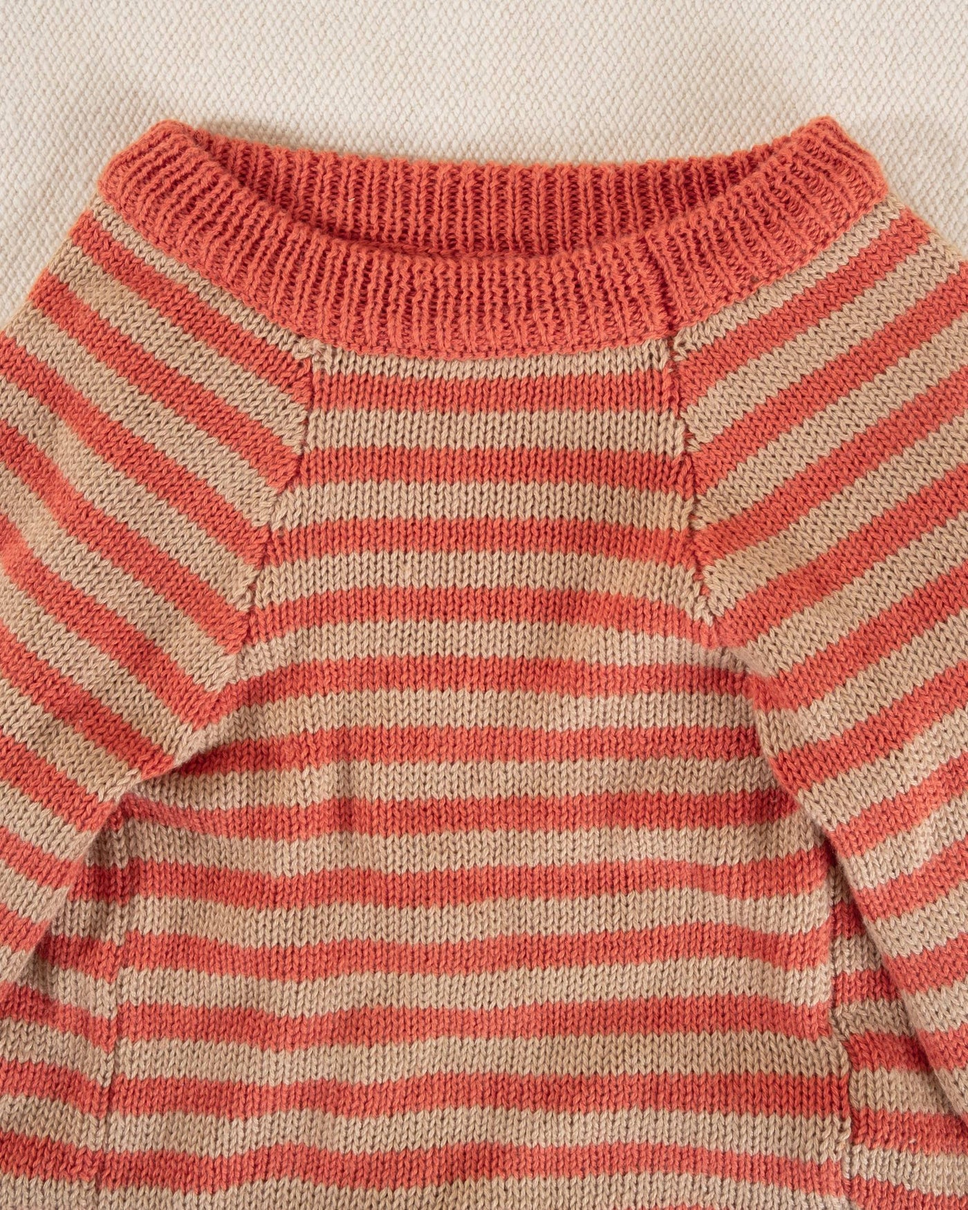 Like A Bandit Orange Striped Dog Sweater