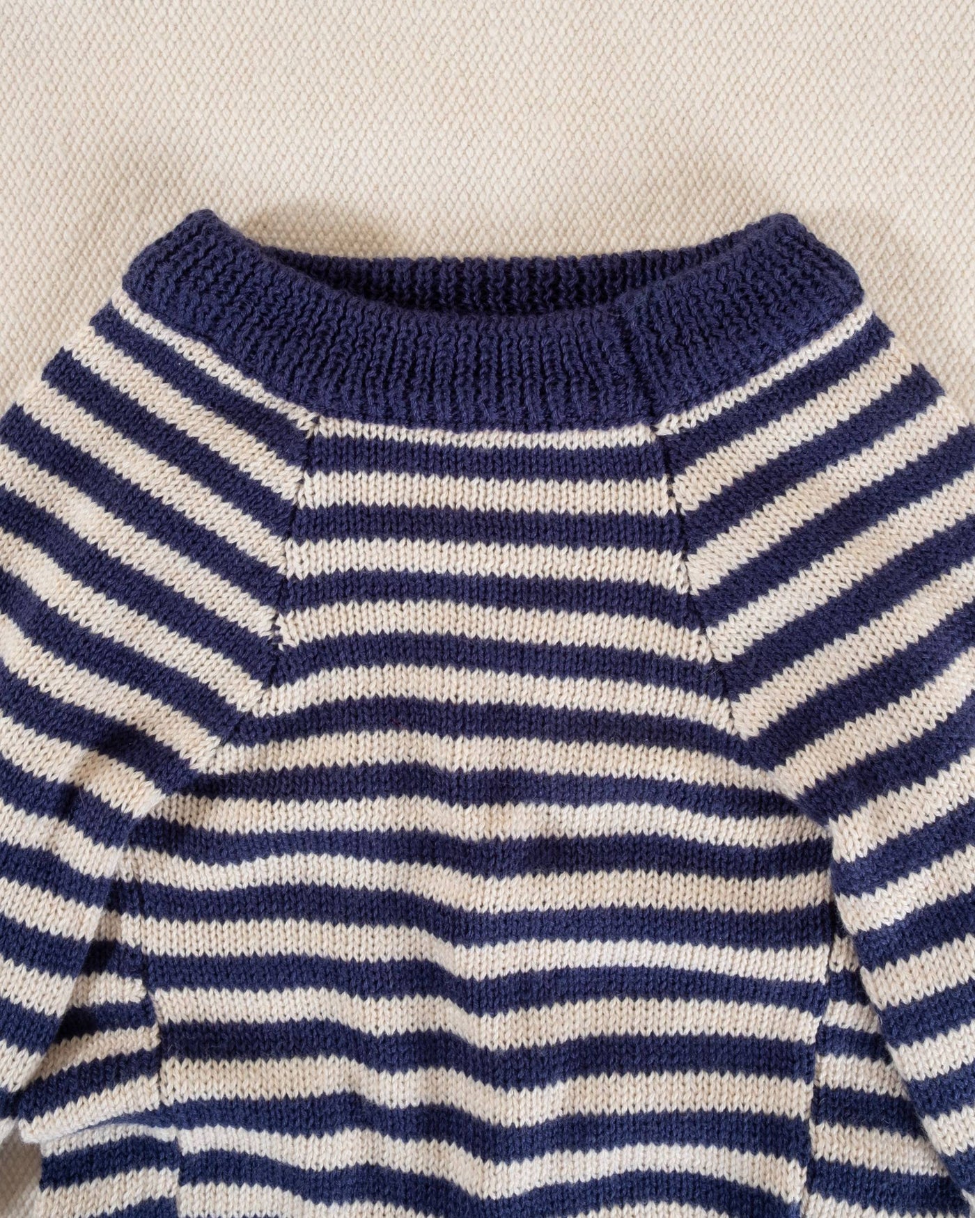 Like A Bandit Blue Striped Dog Sweater