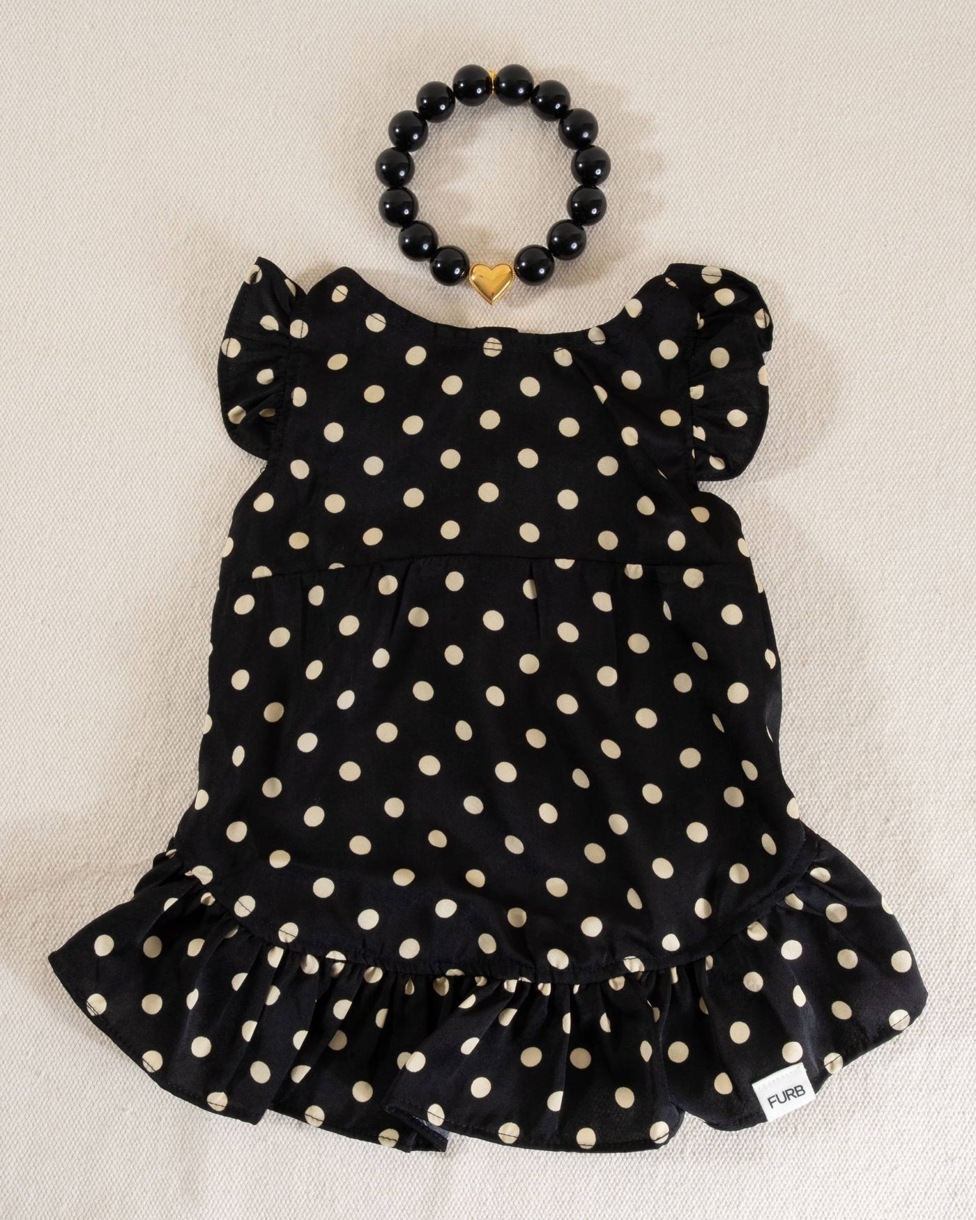 Gigi Black + Ivory Polka Dot Dress