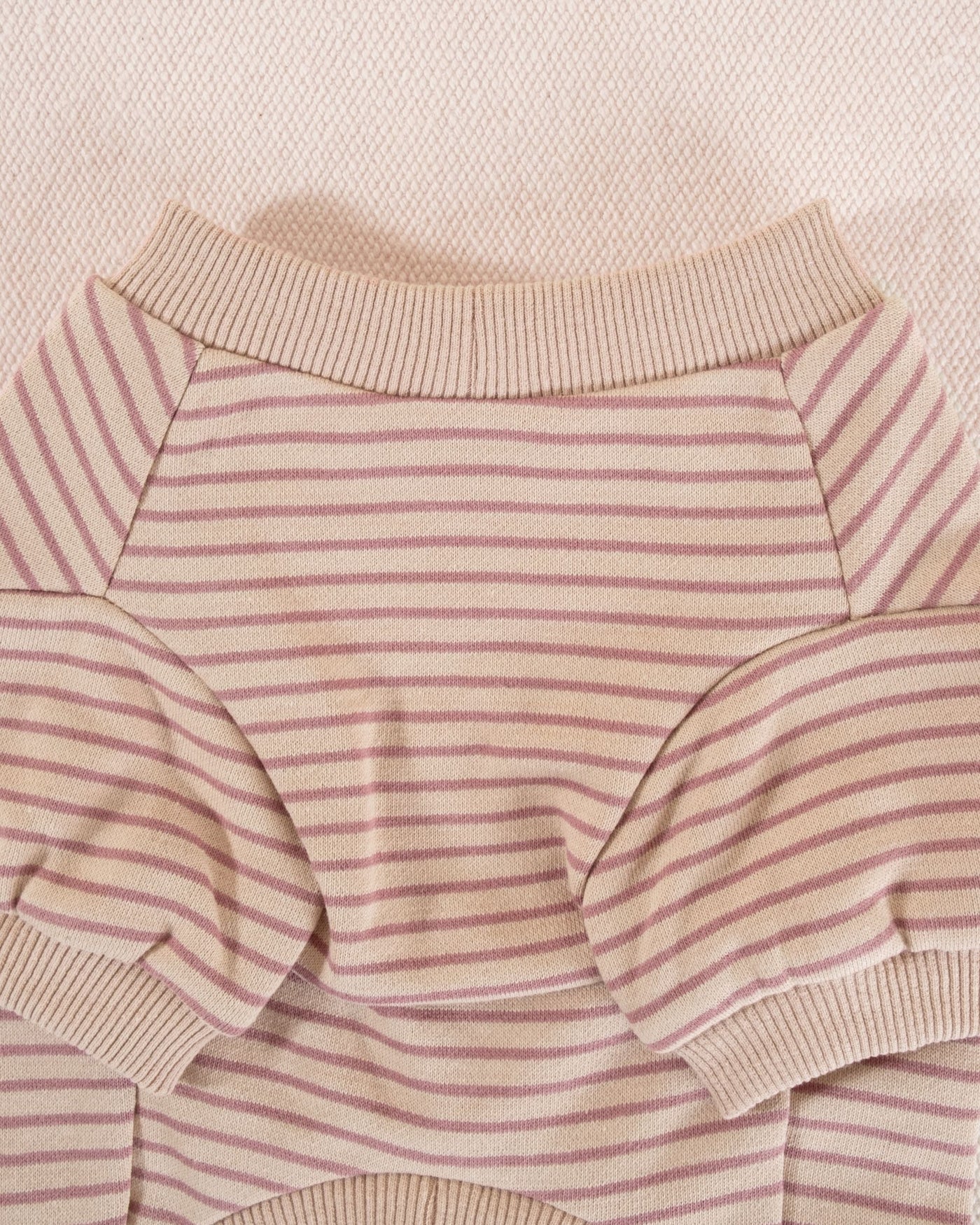 Cali Blush Striped Dog Sweatshirt