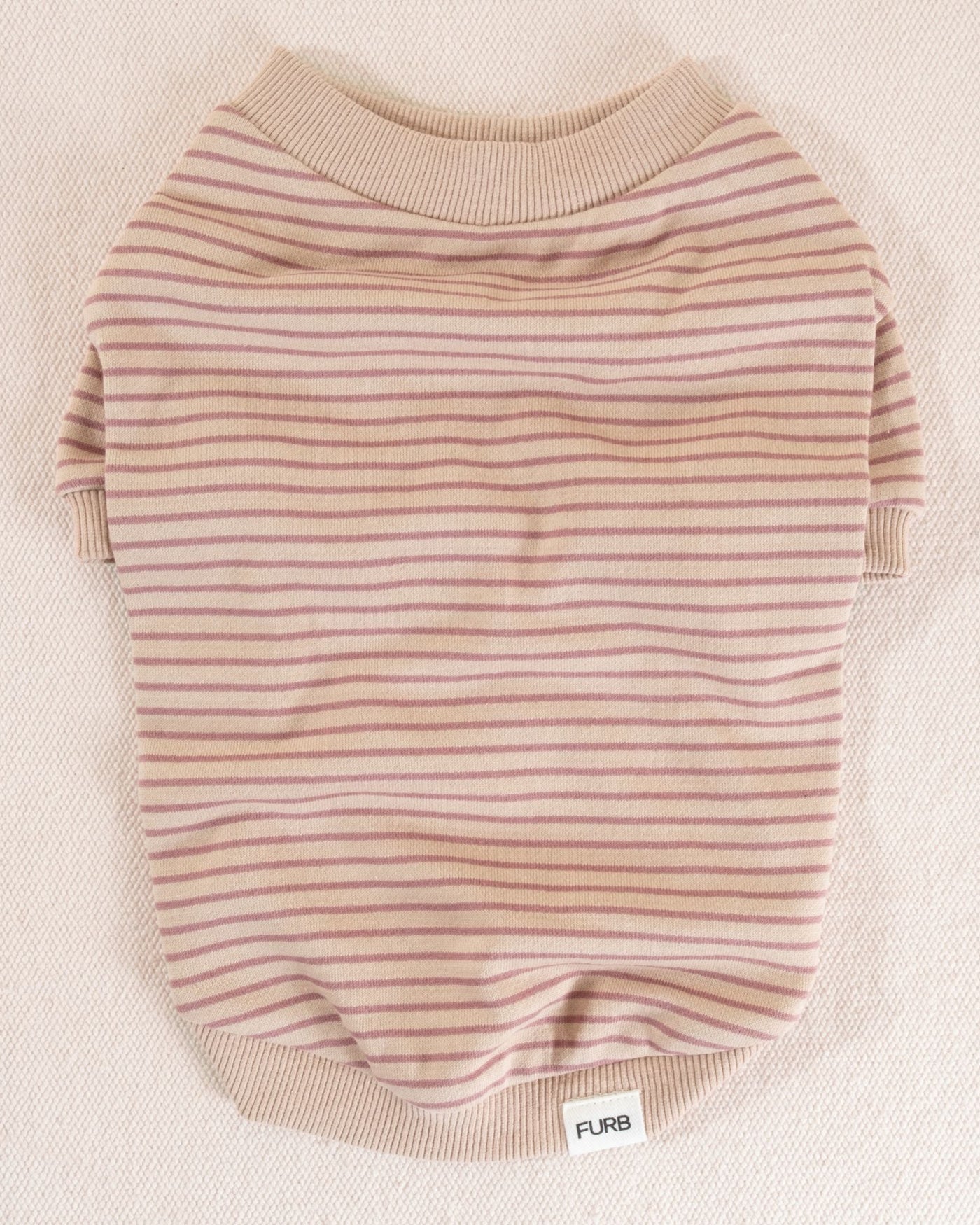 Cali Blush Striped Dog Sweatshirt