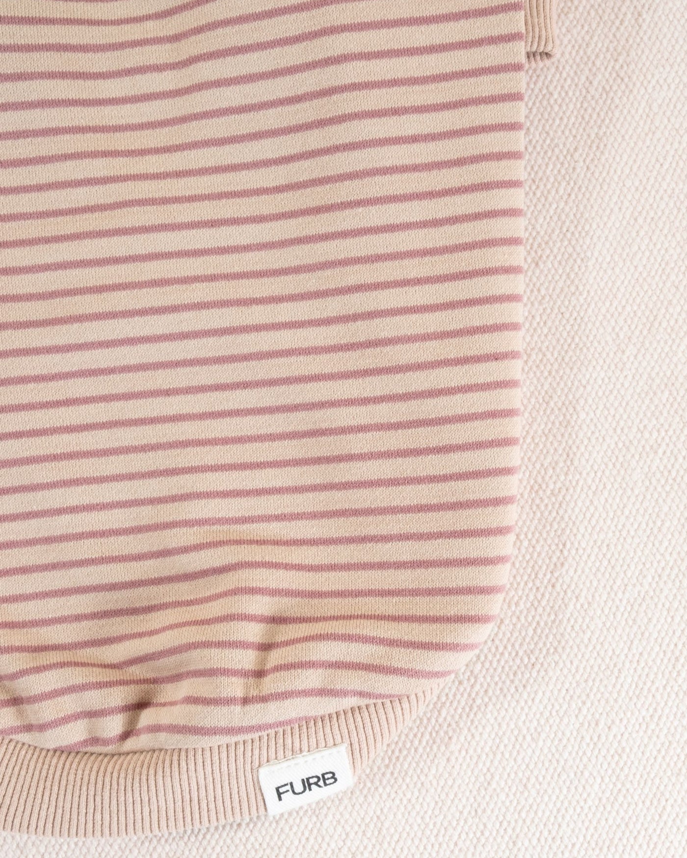 Cali Blush Striped Dog Sweatshirt