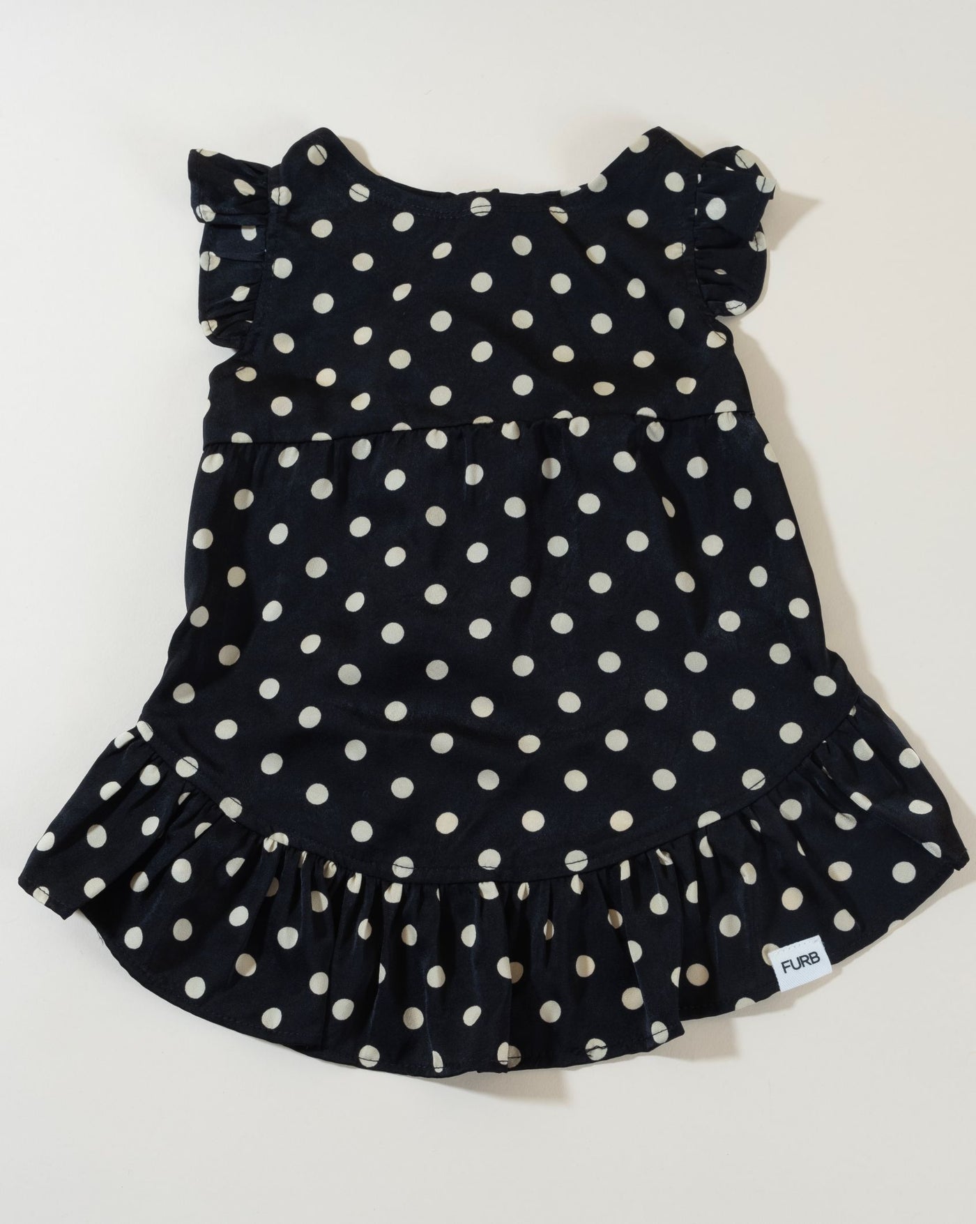 Gigi Black + Ivory Polka Dot Dress. dress for beagle dog 11