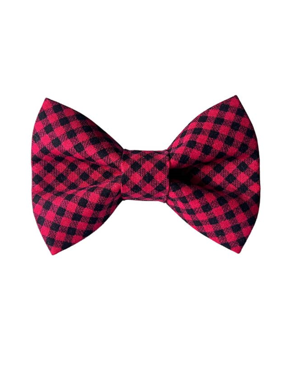 Take a Bow Red and Black Check Bow Tie 