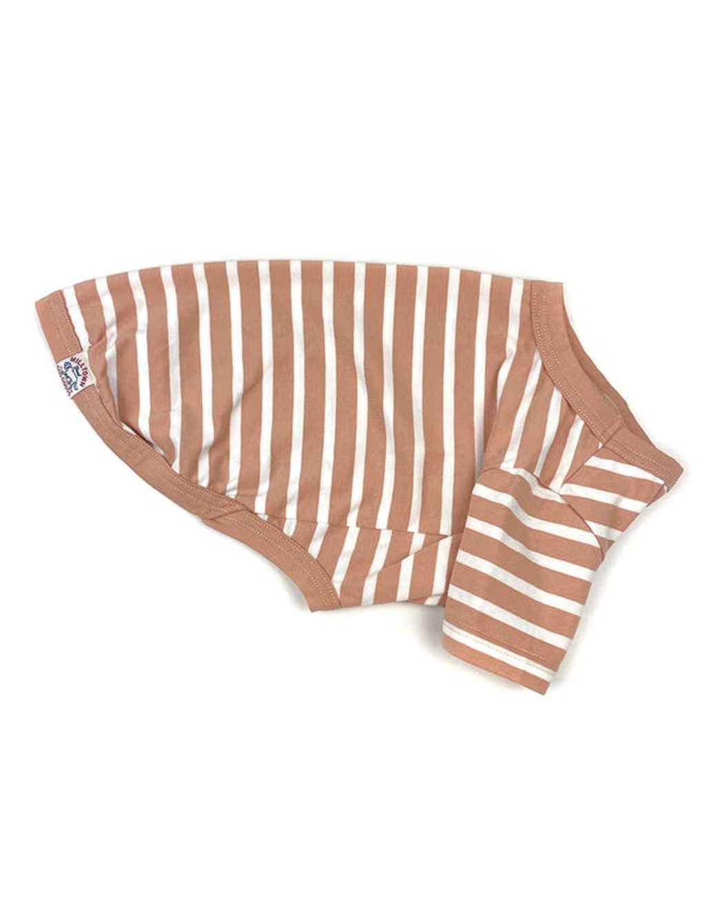 Tiny Gondolier Peach + Cream Stripe Tee