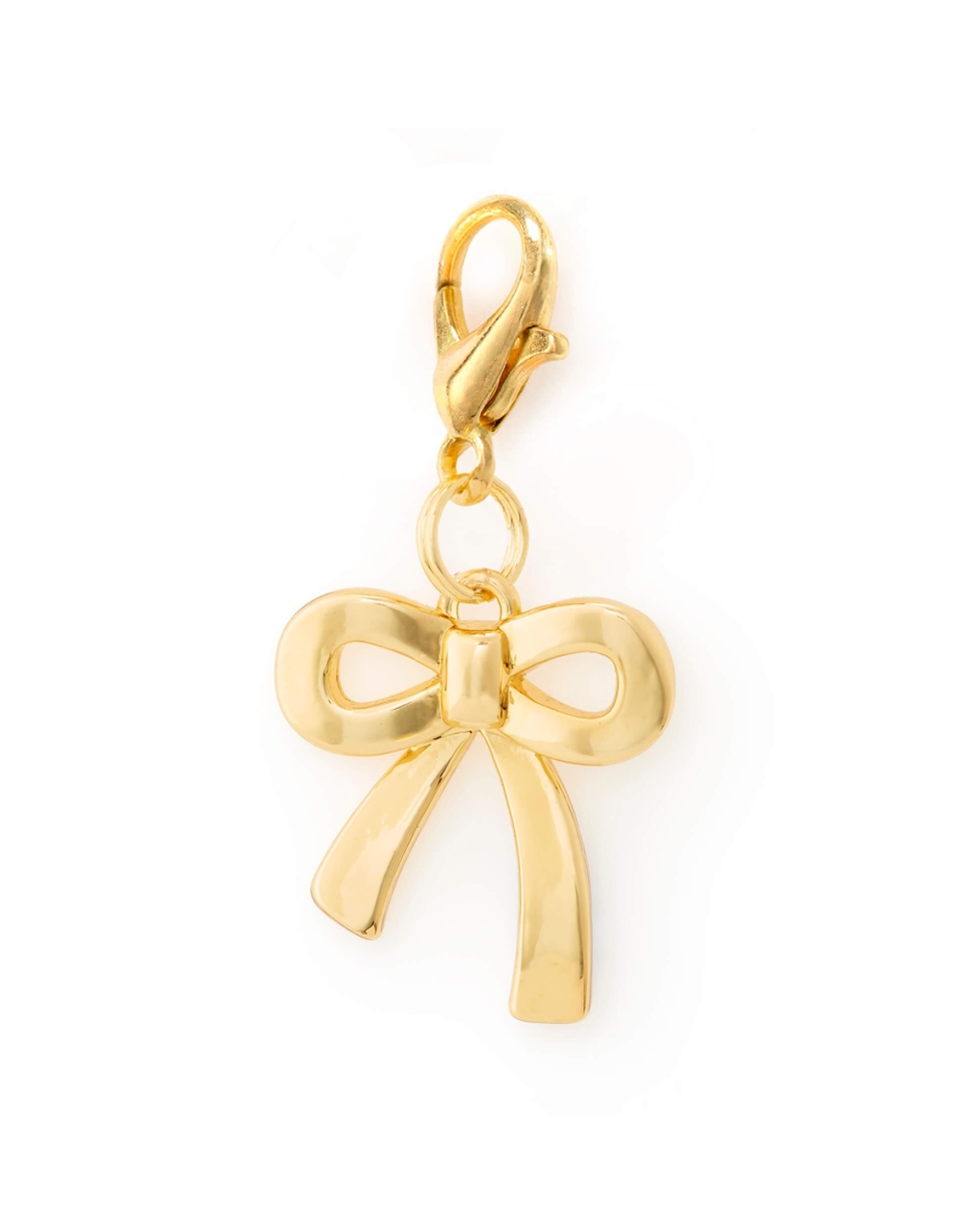 Gold Bow Collar Charm