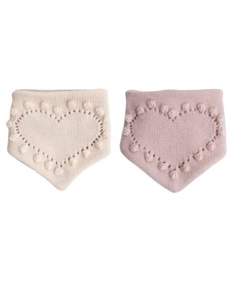 Heartbeats Reversible Dog Bandana