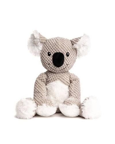 Adorable plush koala dog toy, perfect for cuddling and interactive play with small dogs