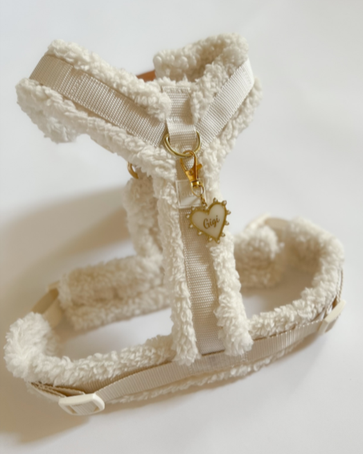 On Cloud K-9 Ivory Teddy Dog Harness