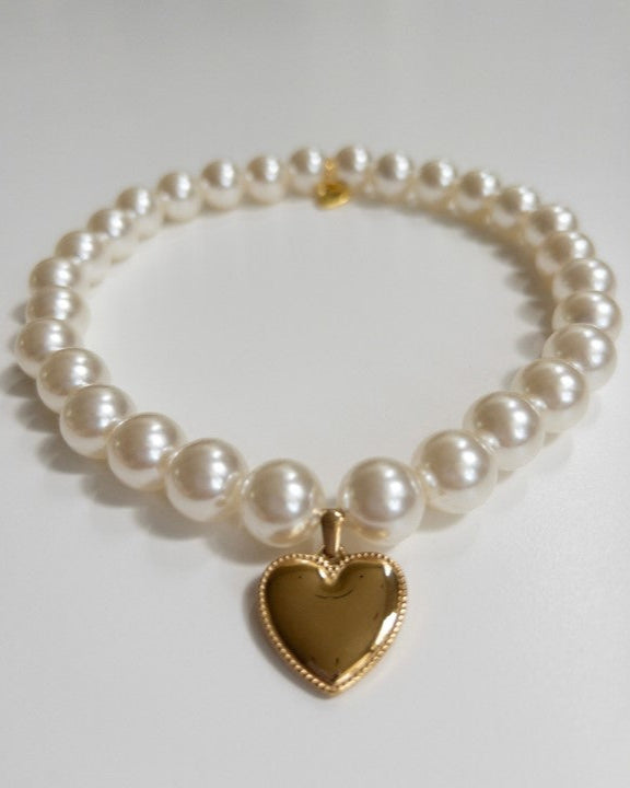 Polished Pup Pearl Dog Necklace