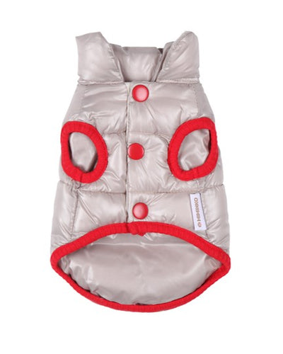 Ivory Cloud Puffer Vest. frenchie puffer jacket 